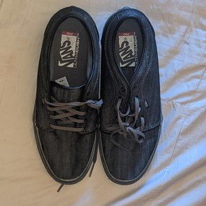 Vans Size 11 DENIM BLACK/PEWTER